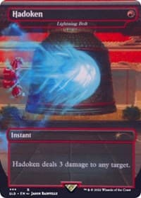 Hadoken - Lightning Bolt - Secret Lair Drop Series - Magic: The Gathering card