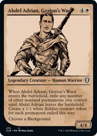 Abdel Adrian, Gorion's Ward (Showcase) - Commander Legends: Battle for Baldur's Gate - Magic: The Gathering card