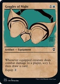Goggles of Night (Showcase) - Commander Legends: Battle for Baldur's Gate - Magic: The Gathering card