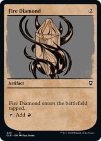Fire Diamond (Showcase) - Commander Legends: Battle for Baldur's Gate - Magic: The Gathering card