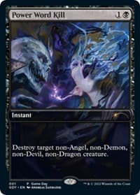 Power Word Kill - Game Day & Store Championship Promos - Magic: The Gathering card