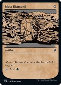 Moss Diamond (Showcase) - Commander Legends: Battle for Baldur's Gate - Magic: The Gathering card