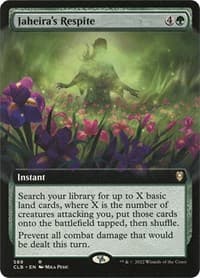 Jaheira's Respite (Extended Art) - Commander Legends: Battle for Baldur's Gate - Magic: The Gathering card