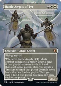 Battle Angels of Tyr (Borderless) - Commander Legends: Battle for Baldur's Gate - Magic: The Gathering card