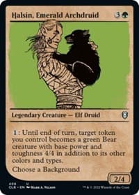 Halsin, Emerald Archdruid (Showcase) - Commander Legends: Battle for Baldur's Gate - Magic: The Gathering card