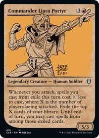 Commander Liara Portyr (Showcase) - Commander Legends: Battle for Baldur's Gate - Magic: The Gathering card