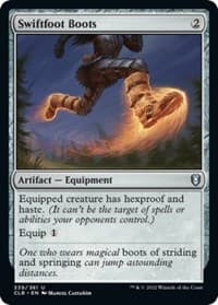 Swiftfoot Boots - Commander Legends: Battle for Baldur's Gate - Magic: The Gathering card