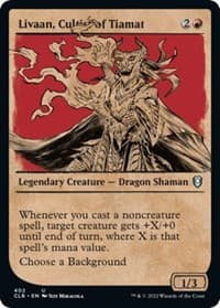 Livaan, Cultist of Tiamat (Showcase) - Commander Legends: Battle for Baldur's Gate - Magic: The Gathering card
