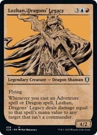 Lozhan, Dragons' Legacy (Showcase) - Commander Legends: Battle for Baldur's Gate - Magic: The Gathering card