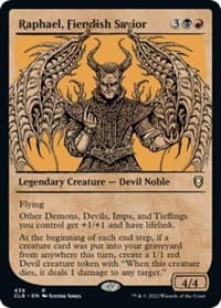 Raphael, Fiendish Savior (Showcase) - Commander Legends: Battle for Baldur's Gate - Magic: The Gathering card