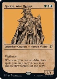 Gorion, Wise Mentor (Showcase) - Commander Legends: Battle for Baldur's Gate - Magic: The Gathering card