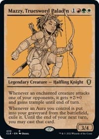 Mazzy, Truesword Paladin (Showcase) - Commander Legends: Battle for Baldur's Gate - Magic: The Gathering card
