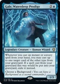 Gale, Waterdeep Prodigy - Commander Legends: Battle for Baldur's Gate - Magic: The Gathering card