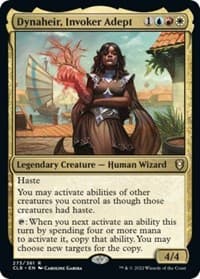 Dynaheir, Invoker Adept - Commander Legends: Battle for Baldur's Gate - Magic: The Gathering card