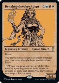 Dynaheir, Invoker Adept (Showcase) - Commander Legends: Battle for Baldur's Gate - Magic: The Gathering card