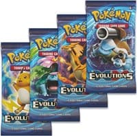 Evolutions Booster Pack Art Bundle [Set of 4] - XY - Evolutions - Pokemon card