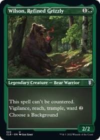 Wilson, Refined Grizzly (Foil Etched) - Commander Legends: Battle for Baldur's Gate - Magic: The Gathering card