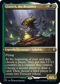 Gluntch, the Bestower (Foil Etched) - Commander Legends: Battle for Baldur's Gate - Magic: The Gathering card