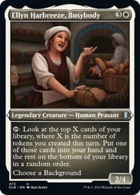 Ellyn Harbreeze, Busybody (Foil Etched) - Commander Legends: Battle for Baldur's Gate - Magic: The Gathering card