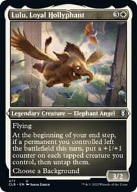 Lulu, Loyal Hollyphant (Foil Etched) - Commander Legends: Battle for Baldur's Gate - Magic: The Gathering card