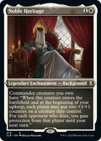 Noble Heritage (Foil Etched) - Commander Legends: Battle for Baldur's Gate - Magic: The Gathering card