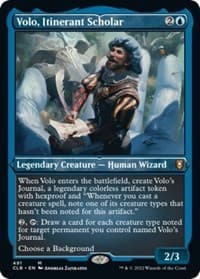Volo, Itinerant Scholar (Foil Etched) - Commander Legends: Battle for Baldur's Gate - Magic: The Gathering card