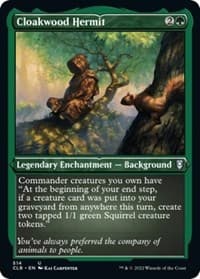 Cloakwood Hermit (Foil Etched) - Commander Legends: Battle for Baldur's Gate - Magic: The Gathering card