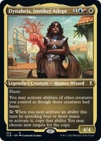 Dynaheir, Invoker Adept (Foil Etched) - Commander Legends: Battle for Baldur's Gate - Magic: The Gathering card