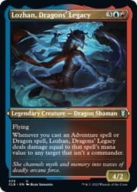 Lozhan, Dragons' Legacy (Foil Etched) - Commander Legends: Battle for Baldur's Gate - Magic: The Gathering card