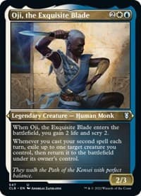 Oji, the Exquisite Blade (Foil Etched) - Commander Legends: Battle for Baldur's Gate - Magic: The Gathering card