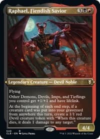 Raphael, Fiendish Savior (Foil Etched) - Commander Legends: Battle for Baldur's Gate - Magic: The Gathering card