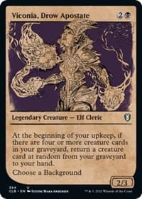 Viconia, Drow Apostate (Showcase) - Commander Legends: Battle for Baldur's Gate - Magic: The Gathering card
