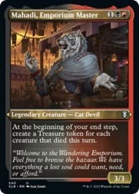 Mahadi, Emporium Master (Foil Etched) - Commander Legends: Battle for Baldur's Gate - Magic: The Gathering card