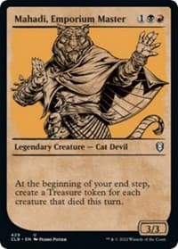 Mahadi, Emporium Master (Showcase) - Commander Legends: Battle for Baldur's Gate - Magic: The Gathering card