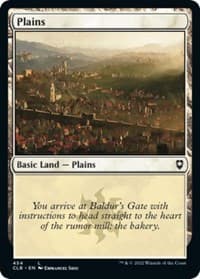 Plains (454) - Commander Legends: Battle for Baldur's Gate - Magic: The Gathering card