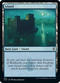 Island (455) - Commander Legends: Battle for Baldur's Gate - Magic: The Gathering card