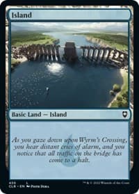 Island (456) - Commander Legends: Battle for Baldur's Gate - Magic: The Gathering card