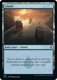 Island (457) - Commander Legends: Battle for Baldur's Gate - Magic: The Gathering card