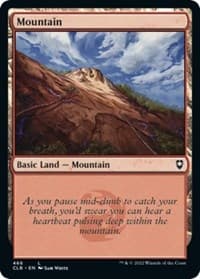 Mountain (466) - Commander Legends: Battle for Baldur's Gate - Magic: The Gathering card