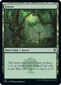 Forest (467) - Commander Legends: Battle for Baldur's Gate - Magic: The Gathering card