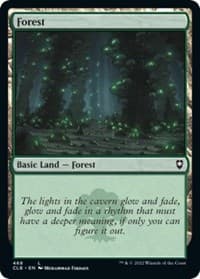 Forest (468) - Commander Legends: Battle for Baldur's Gate - Magic: The Gathering card