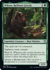 Wilson, Refined Grizzly - Commander Legends: Battle for Baldur's Gate - Magic: The Gathering card