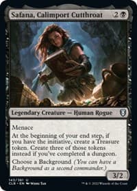 Safana, Calimport Cutthroat - Commander Legends: Battle for Baldur's Gate - Magic: The Gathering card