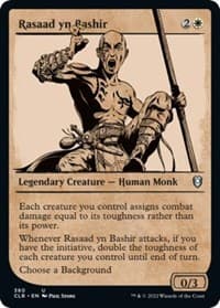 Rasaad yn Bashir (Showcase) - Commander Legends: Battle for Baldur's Gate - Magic: The Gathering card