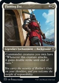 Flaming Fist (Foil Etched) - Commander Legends: Battle for Baldur's Gate - Magic: The Gathering card