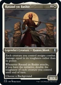 Rasaad yn Bashir (Foil Etched) - Commander Legends: Battle for Baldur's Gate - Magic: The Gathering card