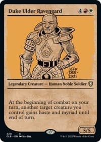 Duke Ulder Ravengard (Showcase) - Commander Legends: Battle for Baldur's Gate - Magic: The Gathering card