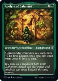Acolyte of Bahamut (Foil Etched) - Commander Legends: Battle for Baldur's Gate - Magic: The Gathering card