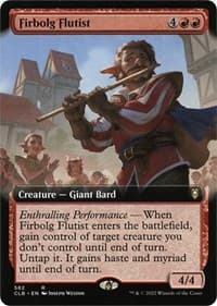 Firbolg Flutist (Extended Art) - Commander Legends: Battle for Baldur's Gate - Magic: The Gathering card