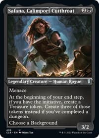 Safana, Calimport Cutthroat (Foil Etched) - Commander Legends: Battle for Baldur's Gate - Magic: The Gathering card